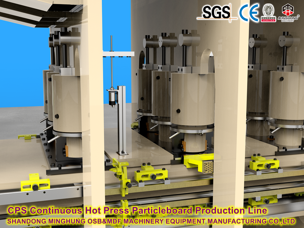 CPS CPS Hot Press de produção OSB Linha de produção