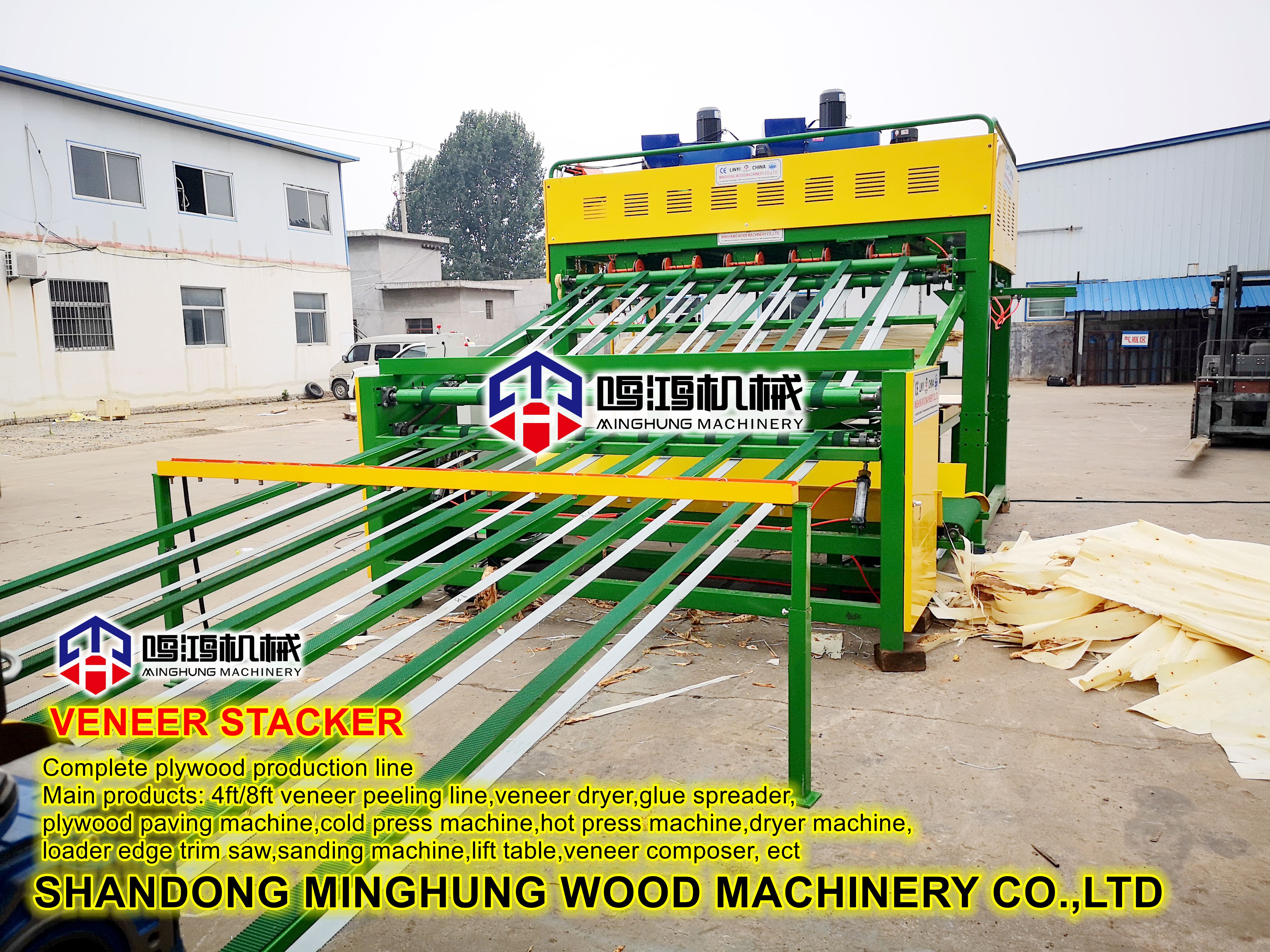 veneer stacker linha de máquinas de folheado