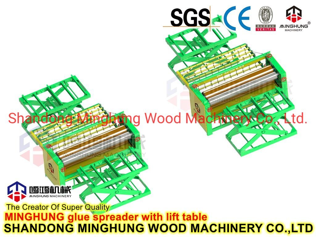 Máquina de espalhar cola para madeira compensada para máquinas para trabalhar madeira