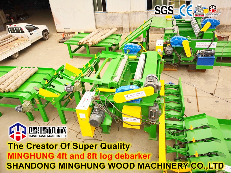 MINGHUNG 4FEET ADND 8FEET descascador de toras