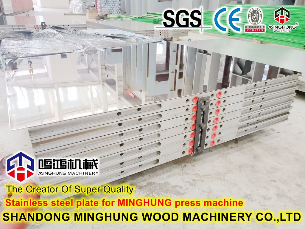 placa de aço inoxidável brilhante