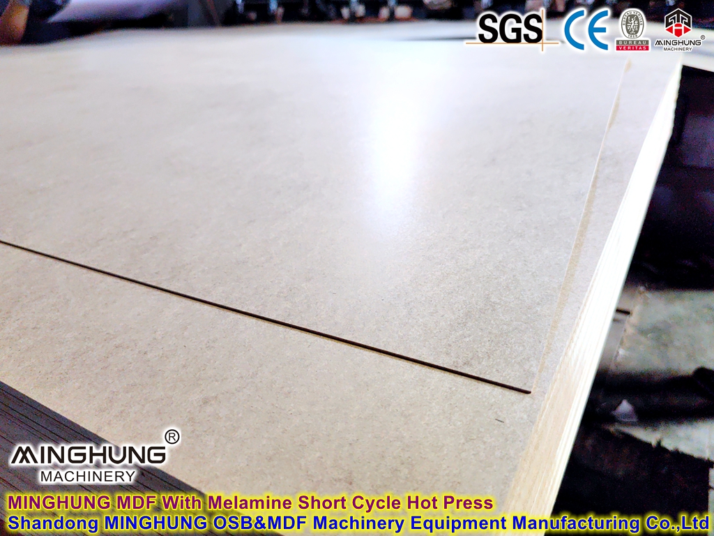 Linha de produção de MDF com melamina