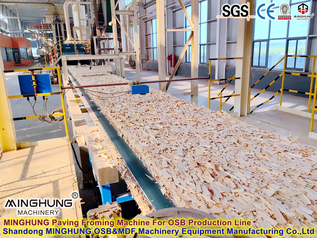 Máquina formadora para OSB