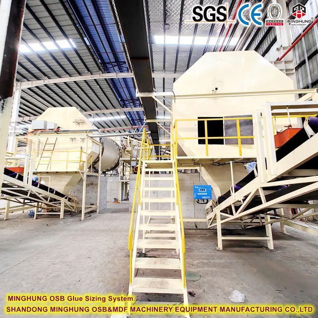 MINGHUNG Sistema de dimensionamento de cola Osb