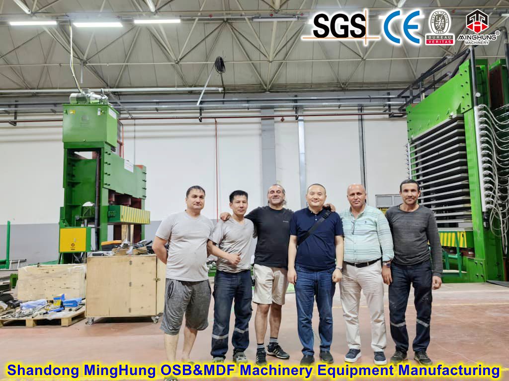 prensa quente de madeira compensada shandong minhung 