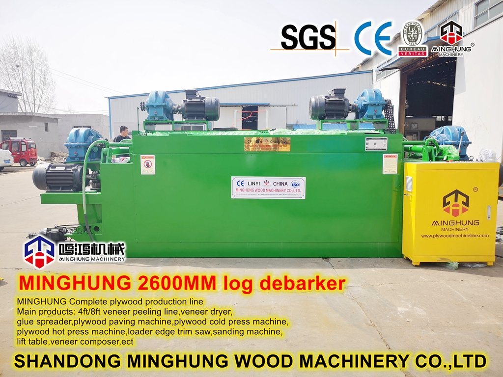 Máquina de folheado de fábrica na China Máquina descascadora de toras de madeira