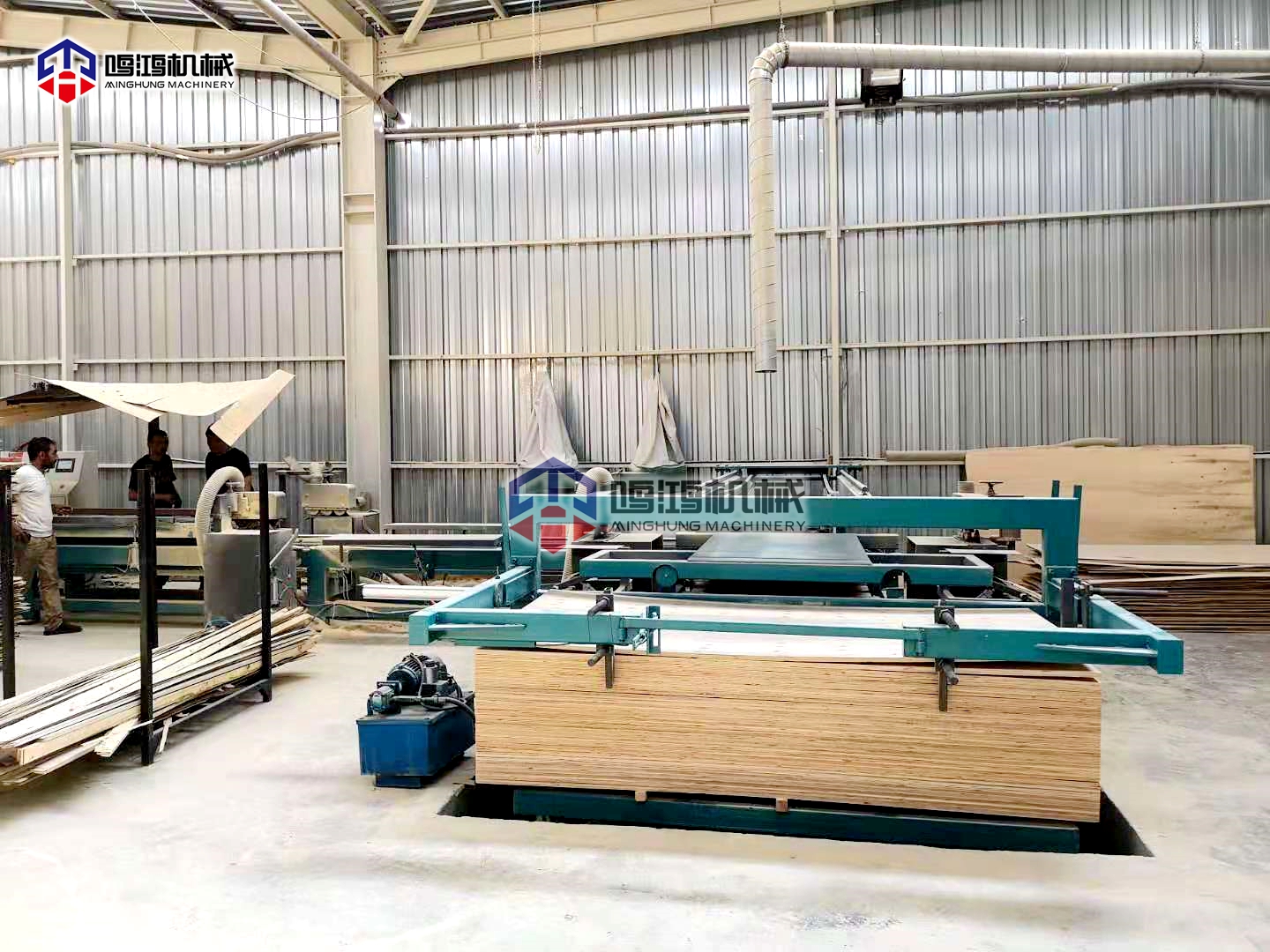 máquina de corte de compensado