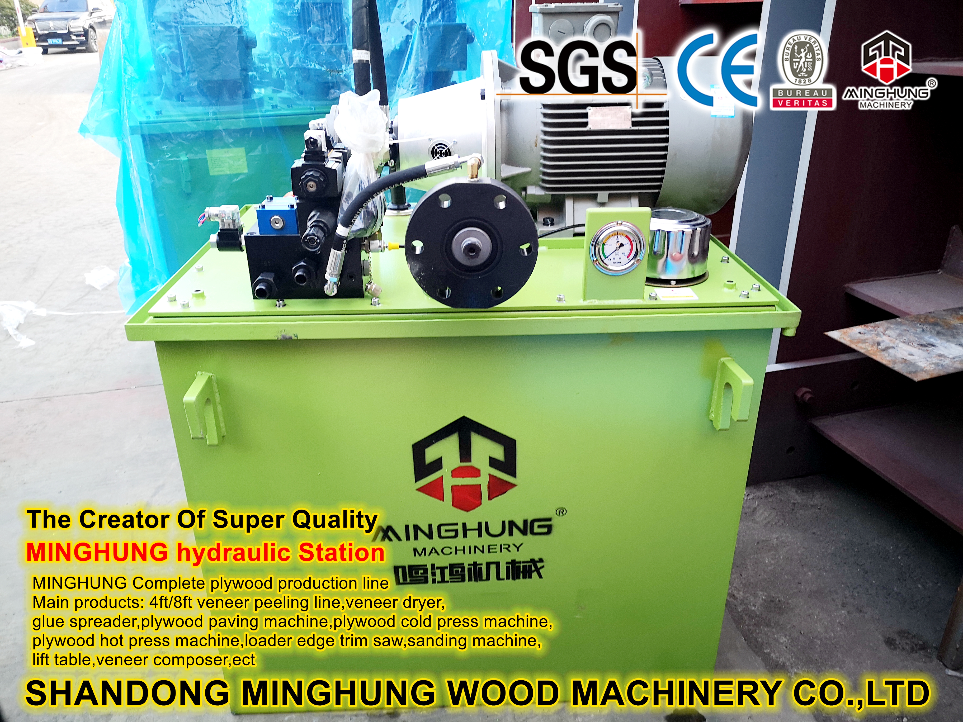 posto de &oacute;leo hidr&aacute;ulico