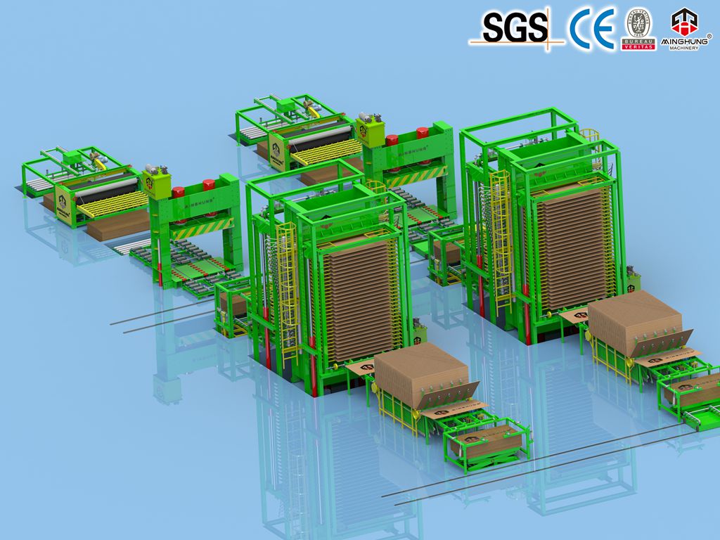 Máquinas para fabricar madeira compensada de painel à base de madeira da fábrica profissional na China