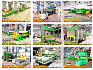 Máquina para fazer madeira compensada ecológica para móveis