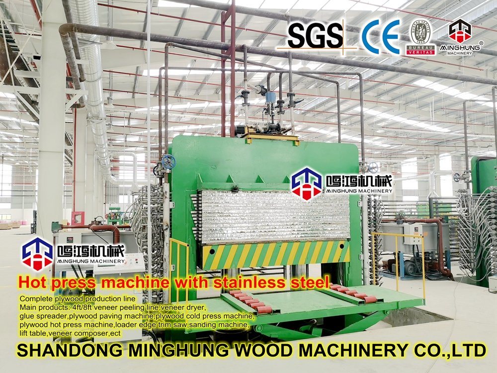 Máquina de prensagem a quente para laminação de compensado da China Professional Factory