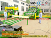 Máquina automática de classificação e empilhamento de lâminas de madeira