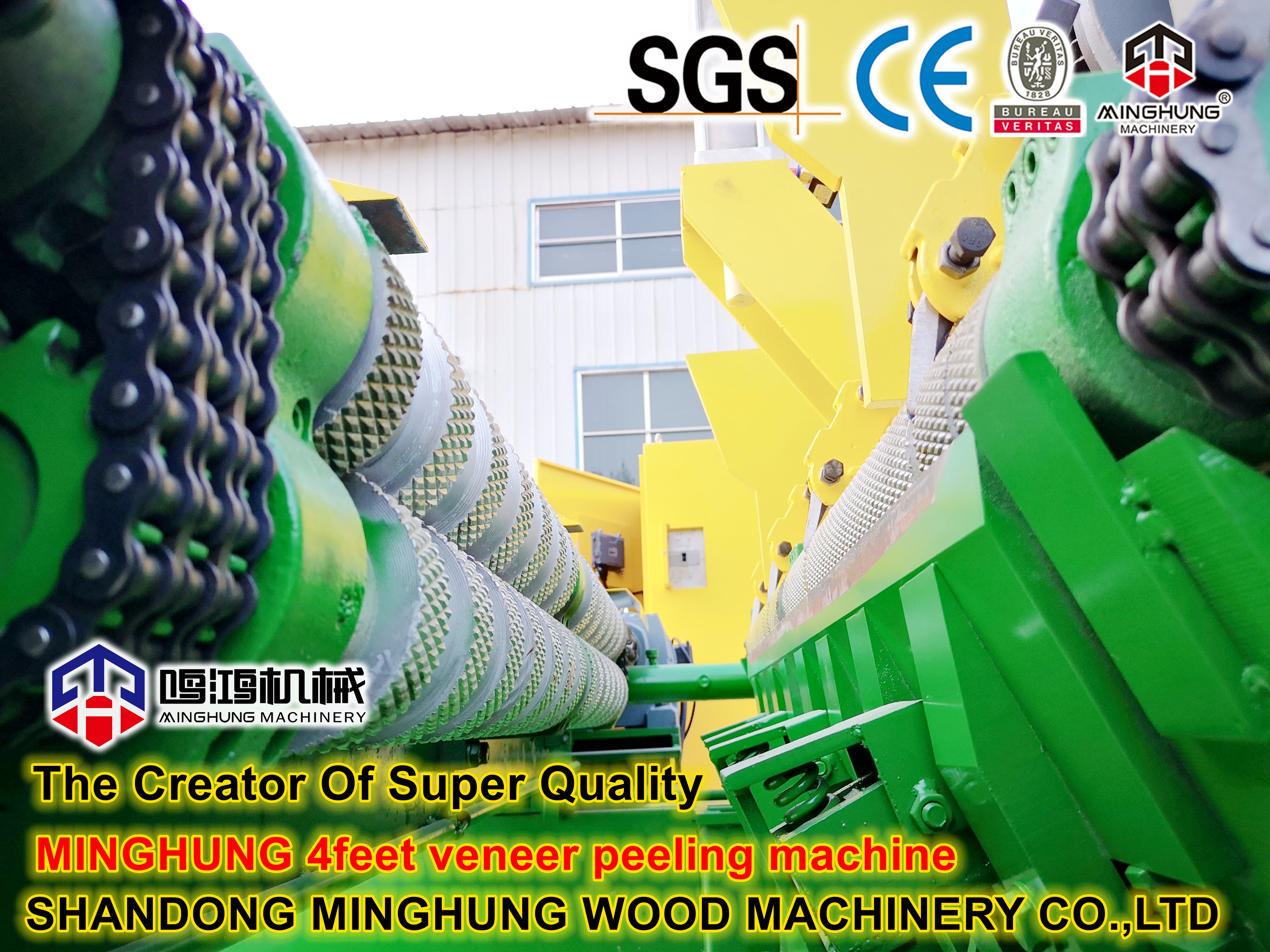 detalhes da máquina de peeling de folheado