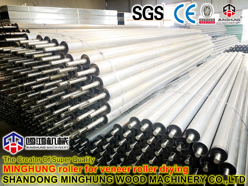 peças de rolo de secagem de folheado