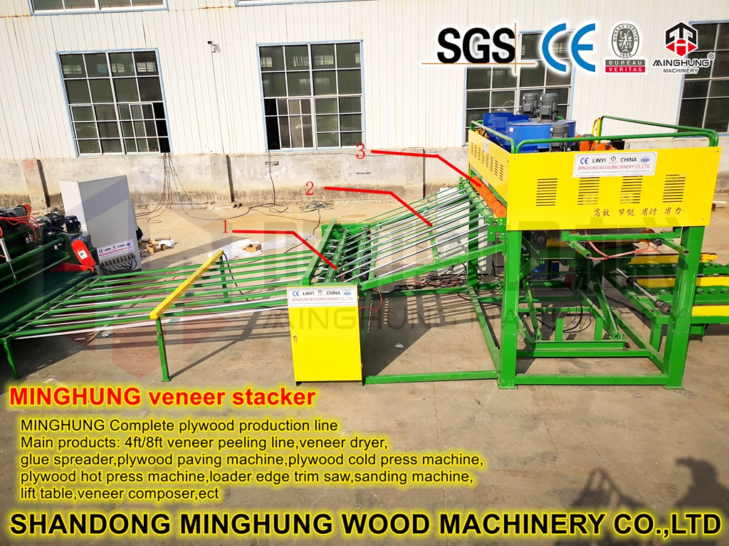 Empilhador de folheado