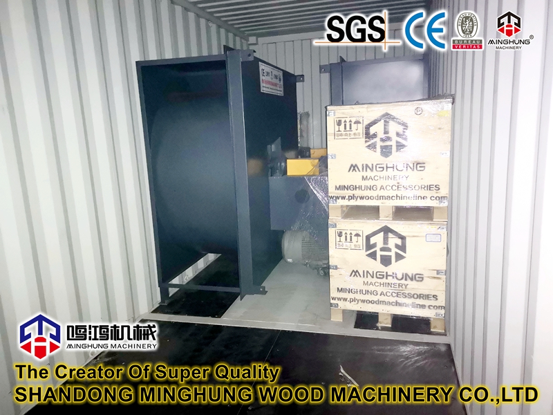 carregamento do secador de folheado