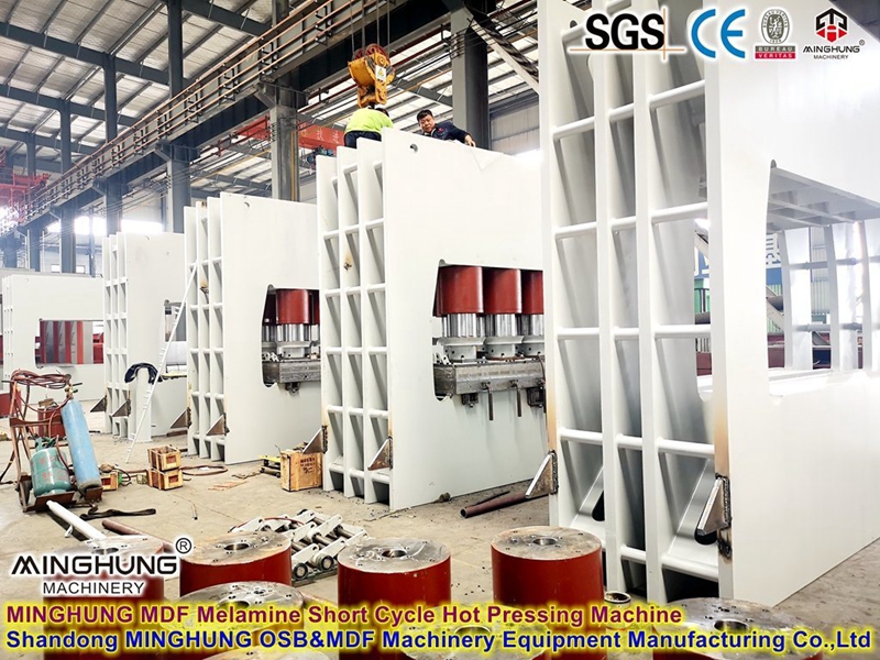 Prensa quente de melamina