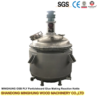 Cola do aglomerado da dobra OSB MDF HDF que faz a colagem da chaleira da reação que faz a reação da colagem do equipamento