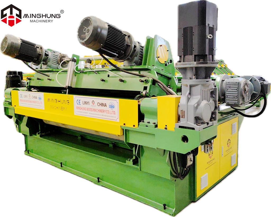 máquina de descascar rotativa para madeira dura
