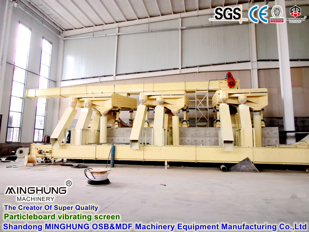 China osb mdf hdf Particlebaord Making Machines Fabricante: Peneira vibratória para máquina de fabricação de produção de aglomerado de aglomerado