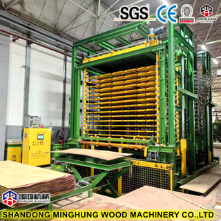China MINGHUNG PLOWWOOD HOT Press com carregador automático e descarregador