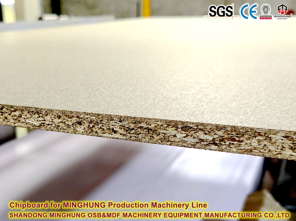 Paricleboard para MINGHUNG linha de máquinas de produção