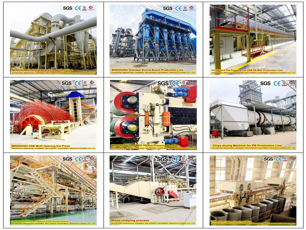 China MDF OSB Linha de produção 