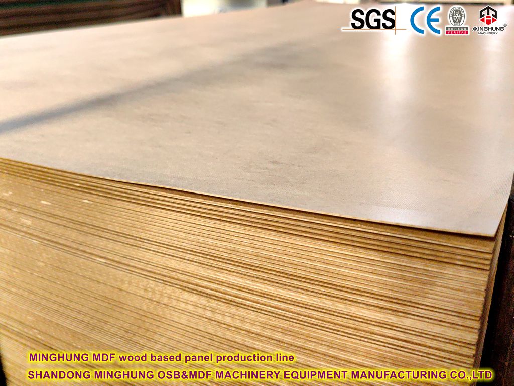 MINGHUNG MDF Linha de m&aacute;quinas de produ&ccedil;&atilde;o de pain&eacute;is de madeira baseada em madeira