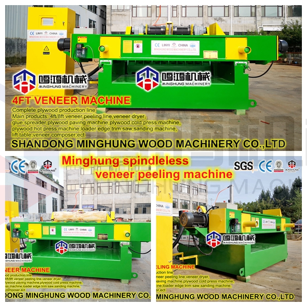 linha de máquina de folheado