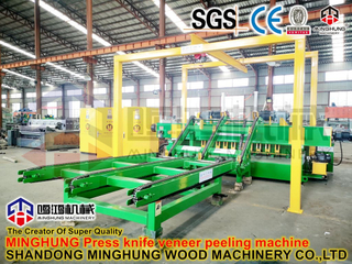  Centro de corte rotativo para processamento de madeira