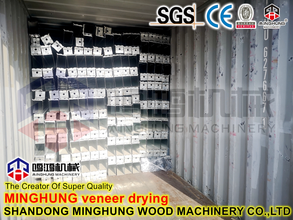 peças de secagem de verniz de malha folheada