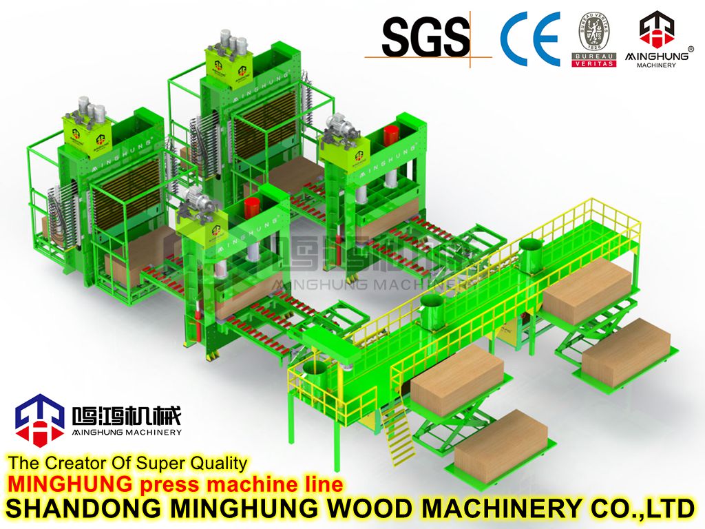 Máquina Hidráulica de Prensa a Quente para Madeira Compensada para Interior Exterior
