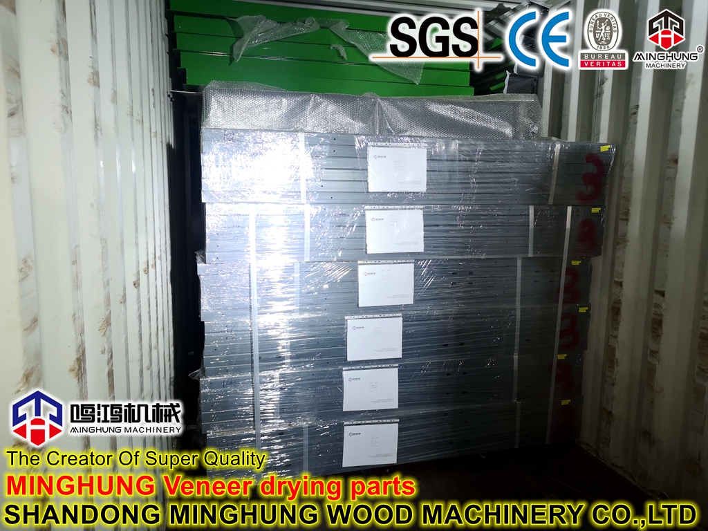 peças de secagem de rolo folheado