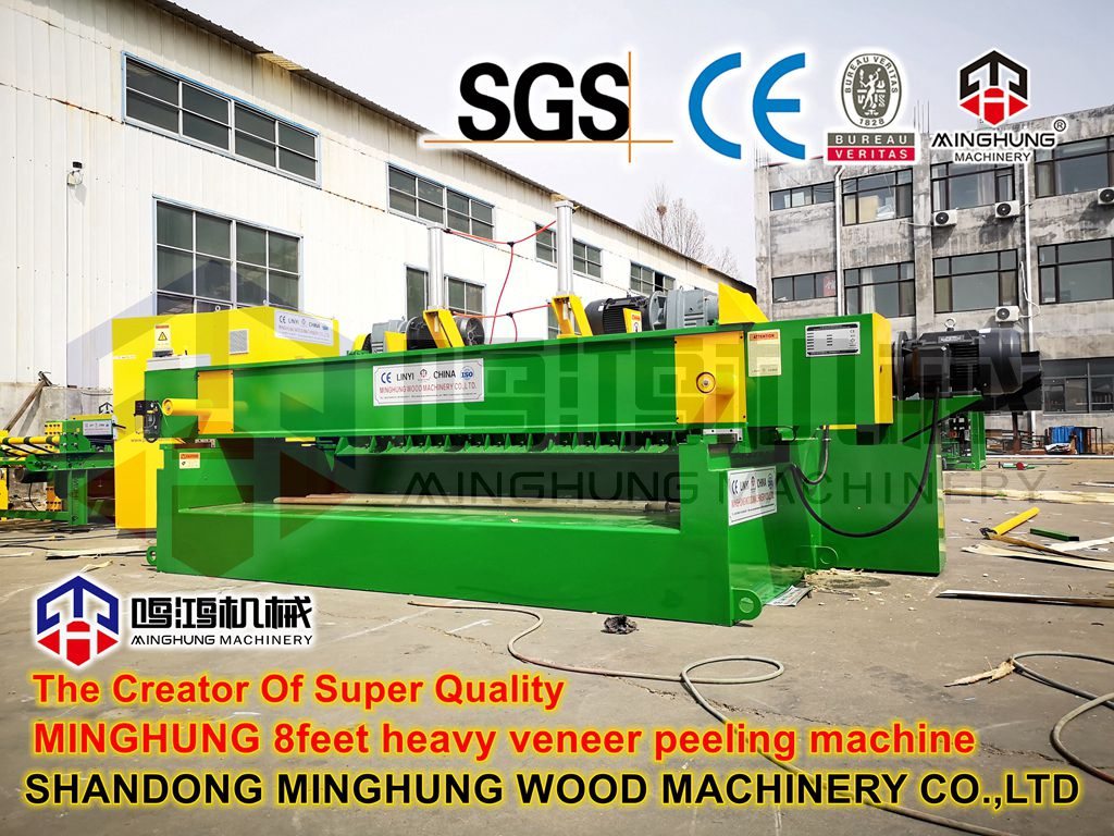 8feet heavy veneer peeler descascador de folheado pesado de 8 pés
