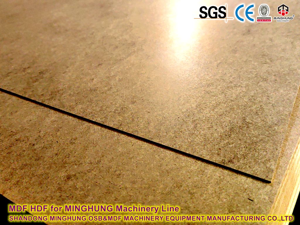 HDF MDF para MINGHUNG linha de máquinas