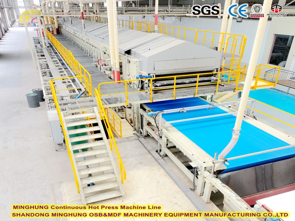 Linha de máquina de imprensa quente contínua